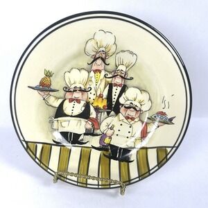 HD Designs Le Chef  Theme Salad Plates 8" Replacement 3 Available